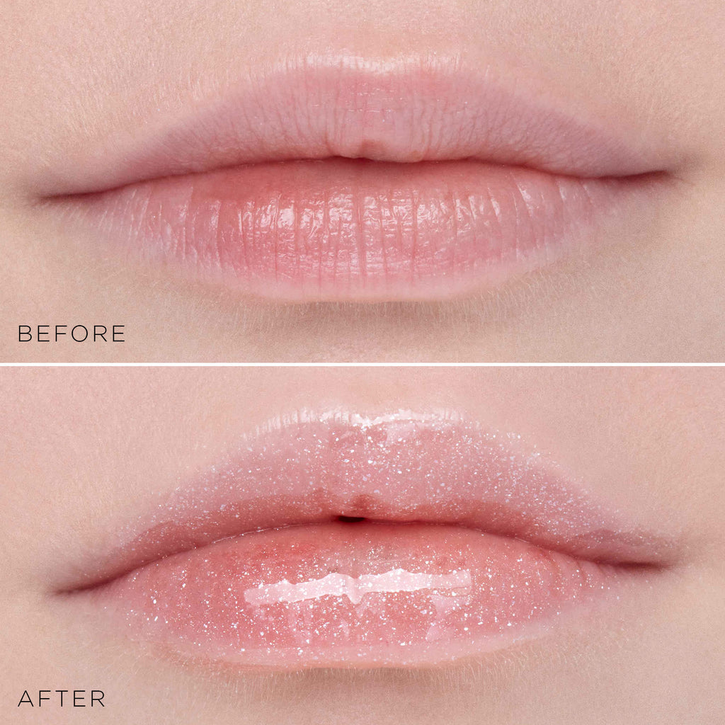 Stila Canada Plumping Lip Glaze Before and After